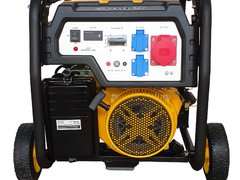 Stager FD 7500E3 generator open-frame, 6kW, trifazat, benzina, pornire electrica